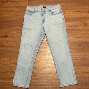 Lee Men's Straight Jeans in Soft Blue